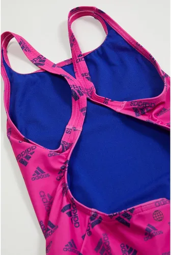 Vista 2 de adidas Traje de baño con logotipo (bebéniños pequeñosniños grandes)