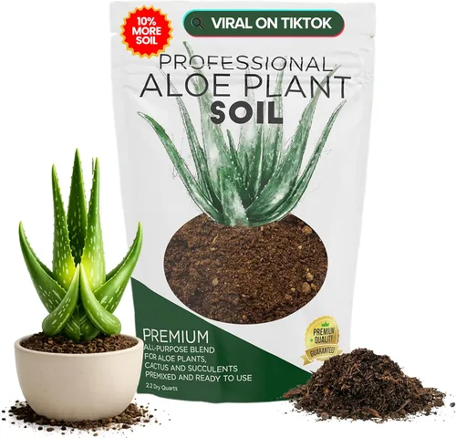 Vista 12 de Tierra para suculentas premium todo uso Gran envase de 2.2 cuartos Premezclada lista para usar para cactus y suculentas Turba canadiense