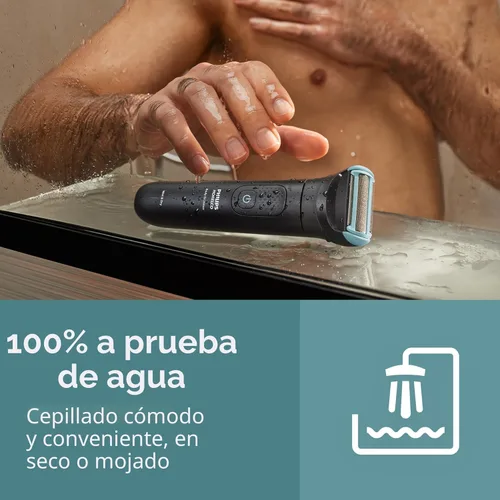 Vista 8 de Philips Norelco Body Groomer 5000 Series, Afeitadora y recortadora de vello íntimo para hombres con cabezales de afeitado y recorte completos