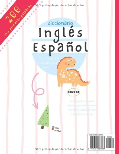 Vista 2 de Mis primeras 200 palabras en inglés y español diccionario para niños Libros de inglés para principiantes, Kids learn Spanish (Spanish Edition)