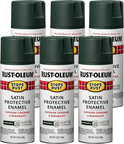 Vista 150 de Rust-Oleum 7776830 - Pintura en aerosol para prevención del óxido, 12 onzas, negro plano