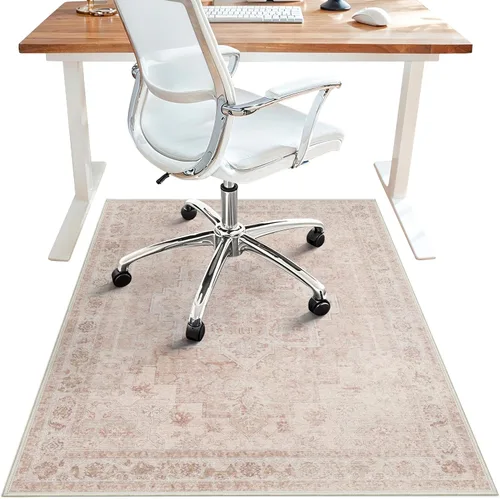 Vista 30 de Tapete para silla de oficina de 30 x 48 pulgadas para suelo de baldosas de madera dura, protector de alfombra debajo del escritorio para silla