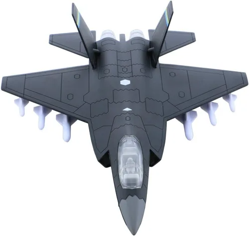 HSOMiD Aviones de aleación/avión/juguete de aviones con bombarderos sigilosos de tracción y aviones de combate negro (negro)