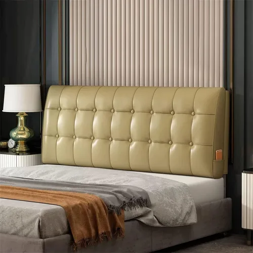 Vista 8 de Almohada de cuña tamaño matrimonial, cojín de cabecero suave, grande, respaldo de cama, almohada de lectura, funda de cabecera extraíble para litera