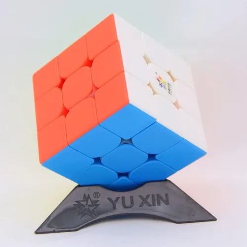 Vista 9 de Bukefuno Yuxin Little Magic 3x3 Magia Magnética Speed Cube YuXin Little Magic M 3x3x3 Puzzle Cubes Cubo mágico sin pegatinas