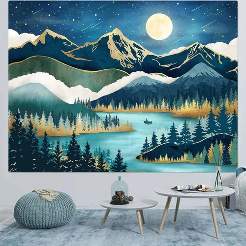 Vista 14 de Accnicc - Tapices Boho de Sol y Luna10127AXS