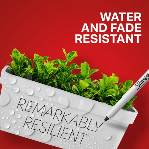 Vista 4 de Sharpie Marcador permanente, punta ultra fina, negro, 1 unidad