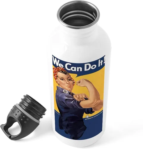 Vista 4 de CafePress We Can Do It_Y Stainless Water Bottle 1 1.0L (34 oz) Stainless Steel Water Bottle
