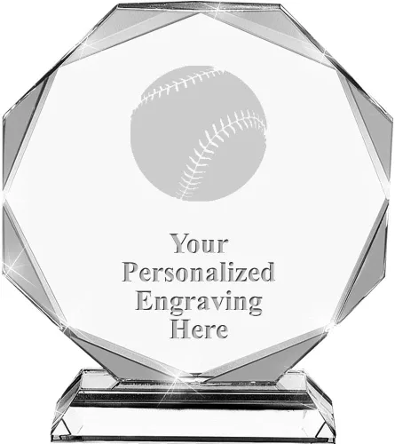 Vista 23 de Crown Awards Trofeo de cristal personalizado, premio de magnitud personalizado de 7.75 pulgadas de alto con grabado personalizado Prime