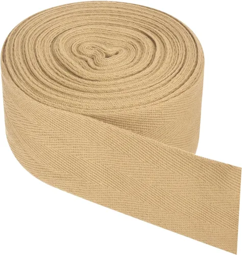 Vista 238 de PATIKIL Cinta de sarga de algodón de 1 pulgada, 50 yardas, cinta de algodón, cinta de encuadernación al bies, cinta de espiga para costura, Verde