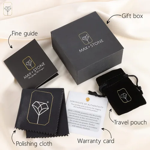Vista 6 de Genuine or Created Gemstone Dangle Earrings for Women in 925 Sterling Silver with Leverback and 5mm Birthstone by MAX + STONE