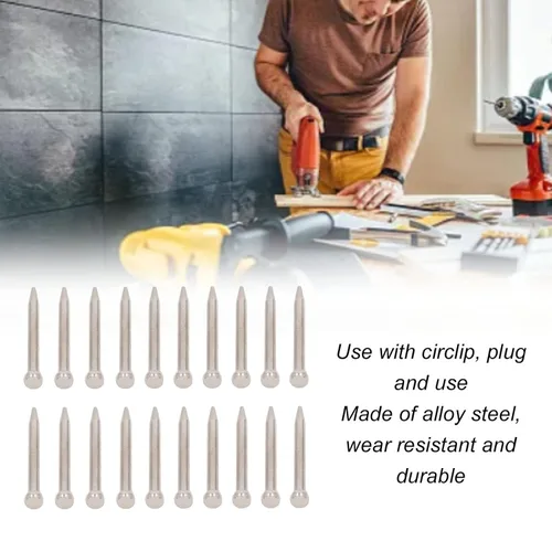 Vista 8 de Kadimendium Puntas de perforación central, juego de 20 unidades de punzón central de acero aleado resistente al desgaste, juego de 20