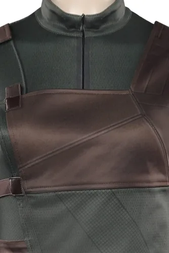 Vista 4 de Weisope Disfraz de Gamora de Guardianes para adultos, disfraz de cosplay, Halloween, carnaval, fiesta, disfraz