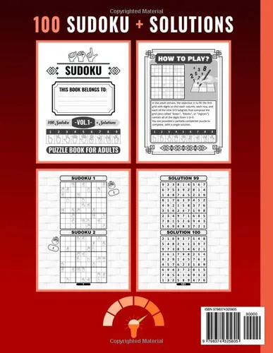 Vista 2 de ASL American Sign Language Sudoku Puzzle Book for Adults -Vol.1- 100 Fun Sudoku Puzzles with Fingerspelling and Numbers for Adults, Beginners