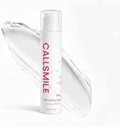 CALLSMILE Pro Gel blanqueador de dientes, peróxido de hidrógeno de grado profesional, elimina permanentemente las manchas de café y más, hasta 6