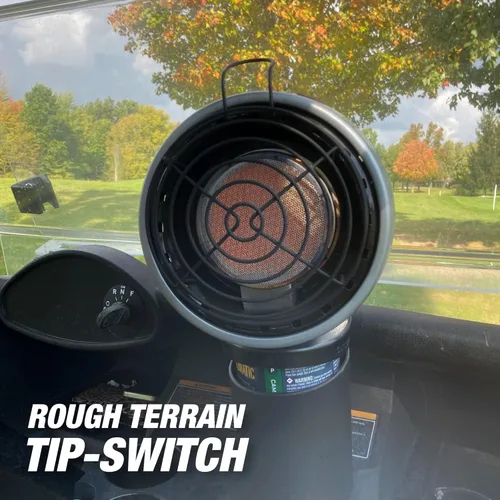 Vista 7 de Calentador de propano radiante de 4,000 BTU para carrito de golf