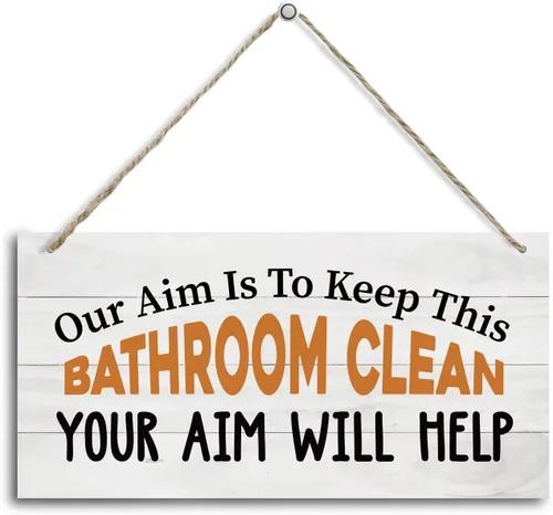 Vista 15 de Kitchen Rules - Letrero decorativo de madera con texto en inglés "This is a Self-Cleaning Kitchen, placa de madera impresa colgante, letrero