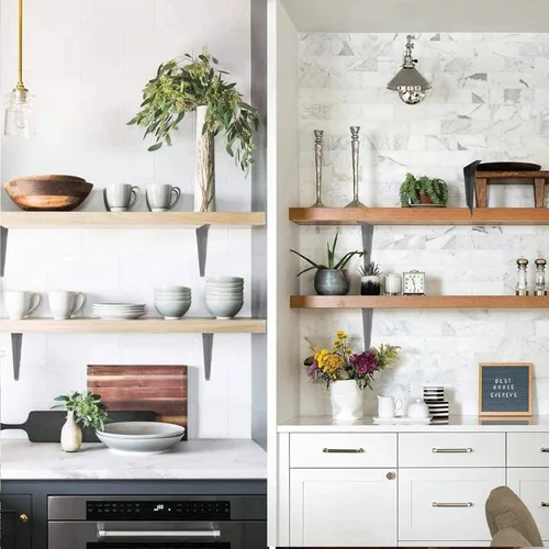 Vista 5 de Soportes de estante de esquina de pared de metal de 3 x 4 pulgadas, color gris, paquete de 4