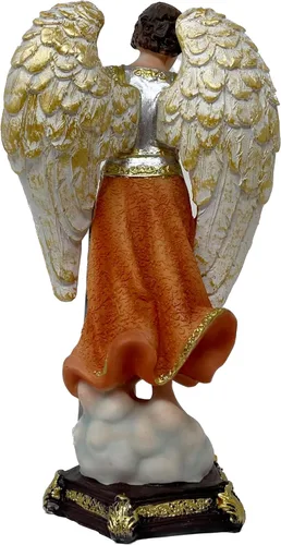 Vista 7 de Juego de 3 figuras religiosas de resina Arcangel Miguel, Arcangel Rafael, Arcangel Gabriel