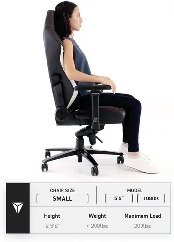 Vista 6 de Secretlab Titan Evo Ash Silla Gaming - Reclinable - Silla de Computadora Ergonómica y Cómoda con Reposabrazos 4D - Almohada Magnética para la Cabeza