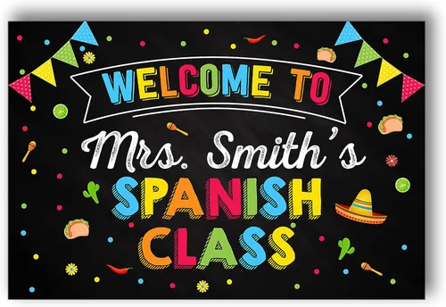 Vista 12 de Anna Flora Cartel de bienvenida a la clase de matemáticas, decoración personalizada para profesores para aula, impresiones escolares, letrero