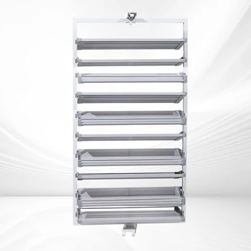 Vista 33 de 360-Degree Rotating Shoe Organizer - Space-Saving Hidden Shoe Cabinet for Entryway, Stylish Shoe Rack for Living Room & Hallway Storage