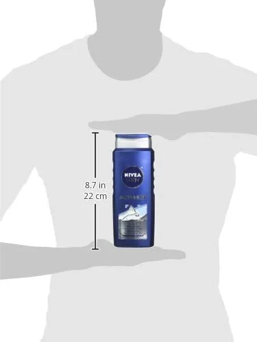 Vista 3 de NIVEA FOR MEN Active 3 Gel de baño 16.90 oz (paquete de 6)