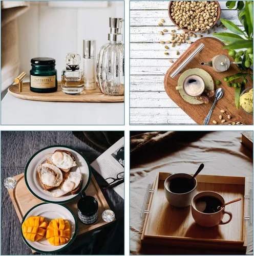 Vista 6 de Ripeng 14 manijas para moldes de bandeja de resina, manijas de bandeja de acero inoxidable con juegos de tornillos, perillas de diamante