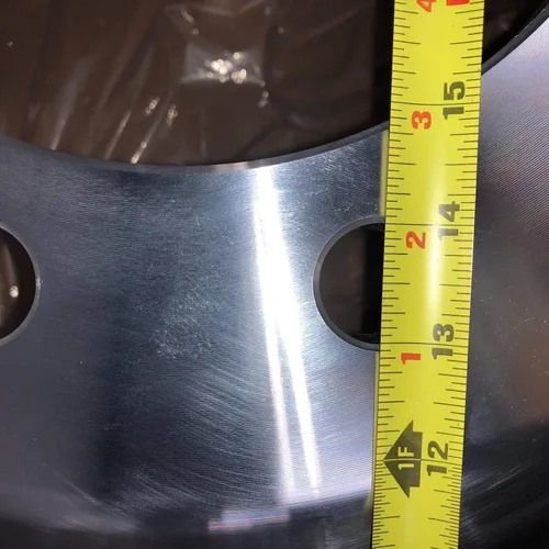 Vista 7 de Llantas Uniracing de aluminio, estilo Alcoa, de aleación, con buje, rueda forjada para autobús, camión, interior de la llanta de metal plateado