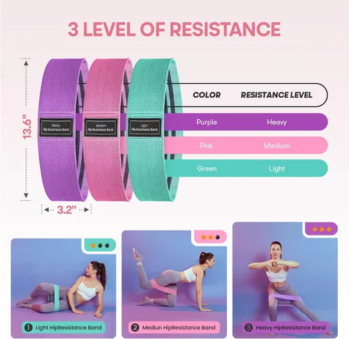 Vista 4 de Kit de equipo de anillo de pilates en casa, bandas de resistencia y pelota de ejercicio para mujer, juego de entrenamiento de anillos de pilates
