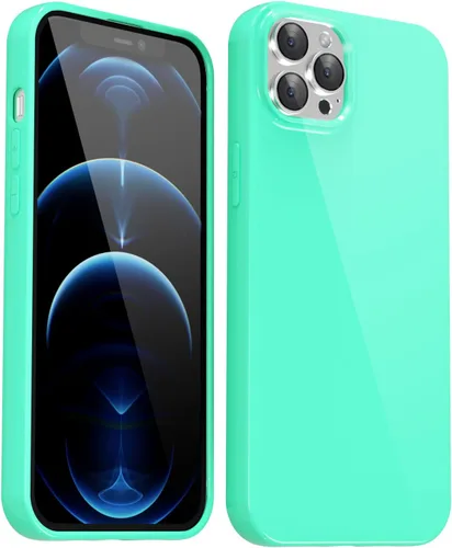 Vista 453 de Svanove para iPhone 7 Plus/ 8 Plus, funda de silicona, de goma suave brillante y gel de jey lindo, funda protectora de plástico simple y lisa