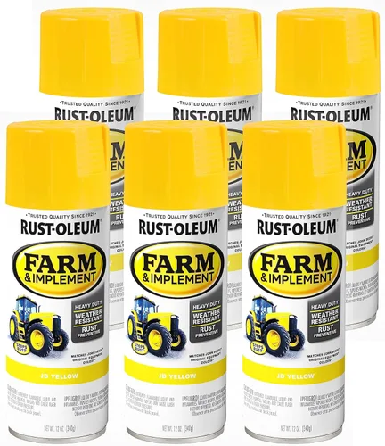 Vista 72 de Rust-Oleum Farm & Implement 280176 - Pintura esmaltada, galón, naranja (Allis Chalmers Orange)