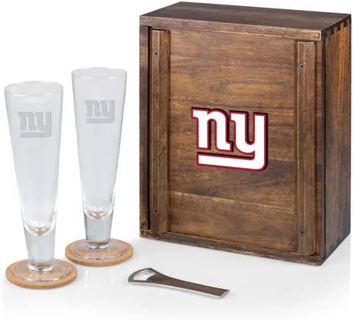 Vista 30 de PICNIC TIME NFL unisex-adult NFL Pilsner Craft Beer Set with 2 Beer Glasses, Gift For Beer Lovers