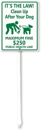 Vista 8 de No Need to Knock, I Know You're Here - Letrero de perro con estaca, letrero de aluminio resistente sin óxido, letrero de patio para perro