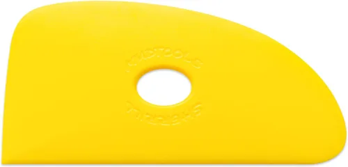 Vista 6 de Mudtools Costilla Polimérica Azul Tamaño 4 Firme - Triple Radio - Cerámica, Cerámica, Arcilla - B4
