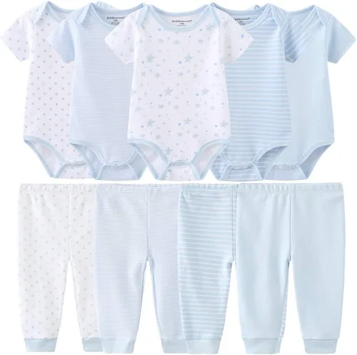 Vista 2 de Kiddiezoom Conjunto de ropa de regalo unisex para bebé, 19 piezas, para bebé recién nacido