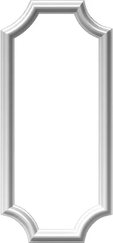 Vista 10 de Ekena Millwork PNL16X20AS-02 Panel de pared moldeado festoneado Ashford de 16 pulgadas de ancho x 20 pulgadas de alto x 1/2 pulgada de profundidad