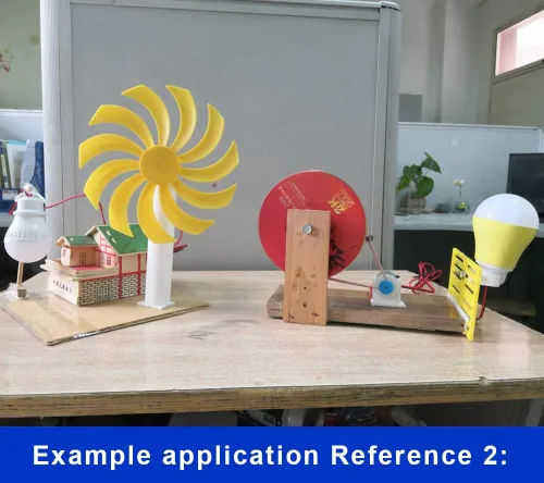 Vista 6 de Cuchilla de ventilador de plástico de 6.9 pulgadas, 11 hojas con orificio redondo de 0.078 pulgadas, accesorios de repuesto para aspas de ventilador