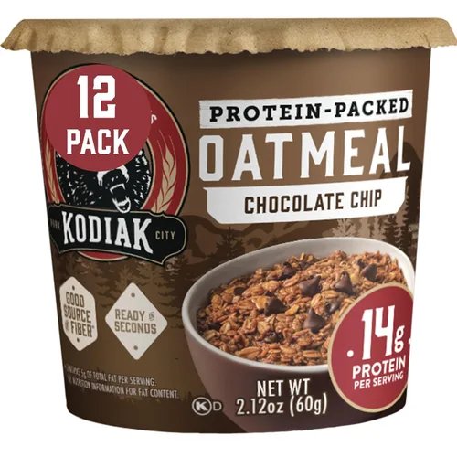 Vista 14 de Kodiak Cakes Avena Instantánea de Proteína de Manzana y Canela en una Taza, 2.12oz (Paquete de 12)