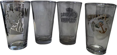 Vista 7 de Beers of Mexico - Juego de 4 vasos de pinta