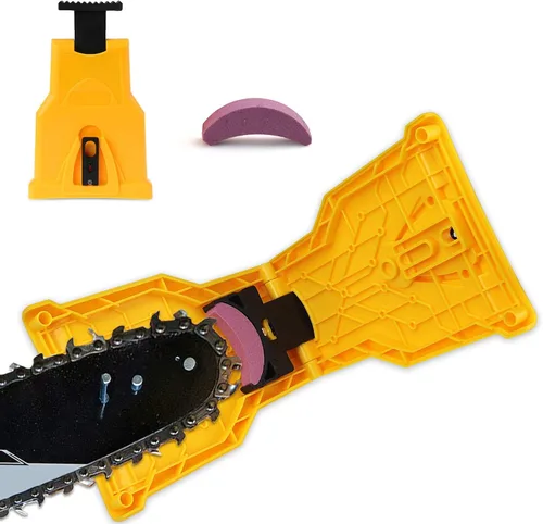 SDMS Chainsaw Sharpener, Portable Chain Saw Blade Teeth Sharpener Work Sharp Fast-Sharpening Stone Grinder Tools Suitable for 14/16/18/20 Inch