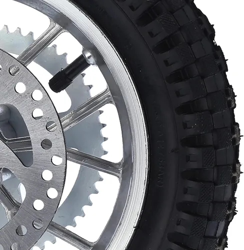 Vista 9 de Mini rueda trasera, neumático de llanta trasera de 12.5 x 2.75 pulgadas con conjunto de rodamiento de 0.472 in, rueda trasera para moto de cross