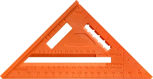 Vista 2 de Johnson Level & Tool RAS-70B-ORAN Escuadra de Viga Structo-Cast, 7", Naranja, 1 Escuadra
