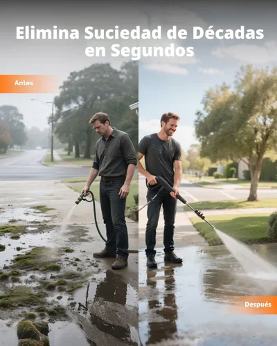 Vista 6 de Giraffe Tools Lavadora a presión montada en la pared G30 con motor mejorado de 1800 W, máximo 2900 PSI, lavadora eléctrica de 2.2 GPM con manguera