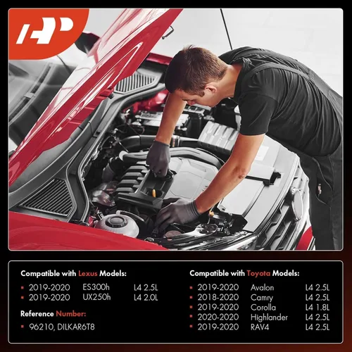Vista 2 de A-Premium Bujías de Iridio Doble Compatibles con Toyota Camry 2018-2020, RAV4 2019-2020, Corolla 2019-2020, Highlander 2020, Avalon 2019-2020