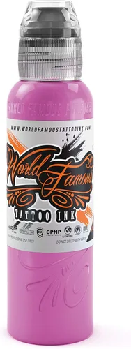 Tinta de tatuaje rosa de fama mundial, tinta vegana y profesional, fabricada en Estados Unidos, rosa París, 4 onzas