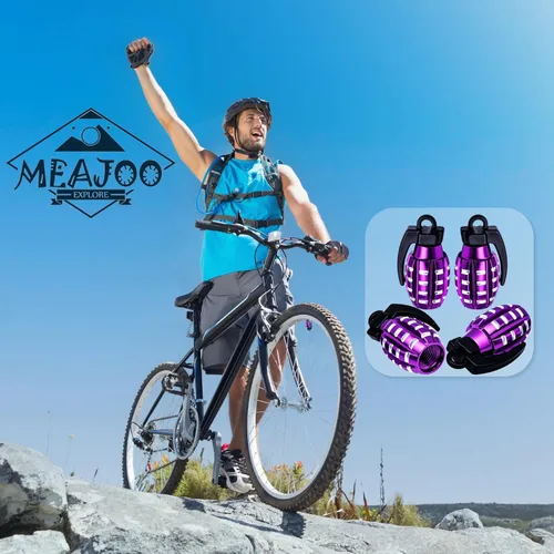 Vista 19 de 4 tapas de válvula de neumático, cubiertas universales de válvula de neumático de aleación de aluminio para automóviles, camiones, SUV, Negro