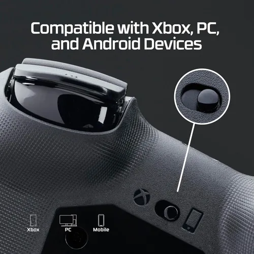 Vista 5 de HyperX Clutch Tanto Mini Wired Gaming Controller for Xbox Series XS Licensed Compact Full Featured Wired Black