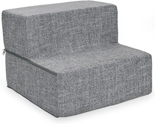 Vista 46 de Best Pet Supplies Escalones y pasos para perros - Escalones de espuma para perros pequeños y gatos, soporte de paso de mascotas equilibrado