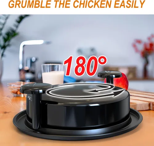 Vista 2 de NeuerWall Trituradora de pollo, máquina trituradora de carne, herramienta de cocina, trituradora de pechuga de pollo, trituradora de carne